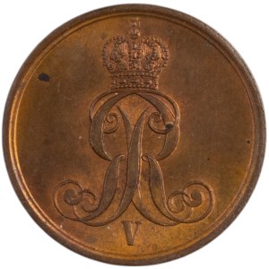 Germany 1853 B Hannover 1 Pfennig