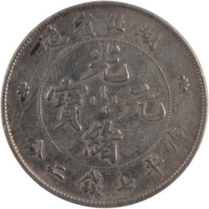 China 1895-1907 Hu Peh Silver Dollar