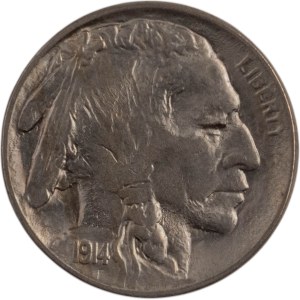 Stati Uniti 1914 Buffalo Nickel 5 Cents