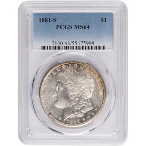 United States 1881-S Morgan Dollar
