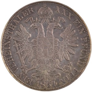 Austria 1864 B Argento Vereinsthaler Data Chiave