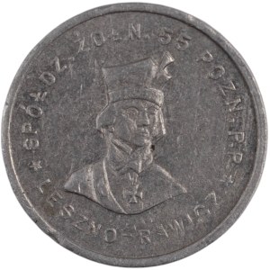 Poľsko 1916 Marka Kredytowa 1 Złoty Vojenská minca