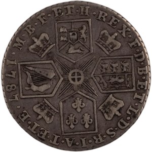 Great Britain 1787 Silver Shilling