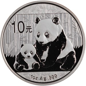 China 2012 10 Yuan Silver 1 oz Panda