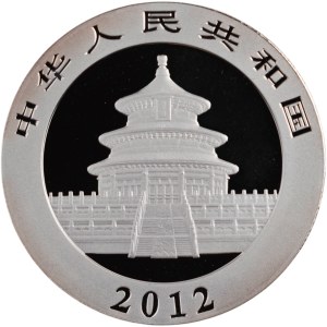 China 2012 10 Yuan Silver 1 oz Panda