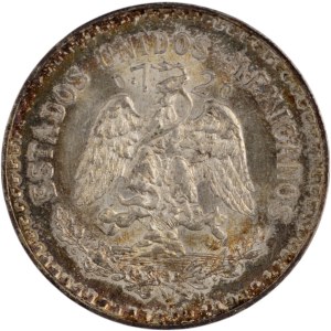 Mexico 1932 Silver 1 Peso 3/3 Overdate Error