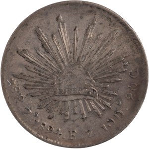 Mexico 1894 Zs FZ Silver 8 Reales