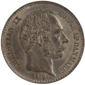 Dánsko 1878 Dánska Západná India 10 centov