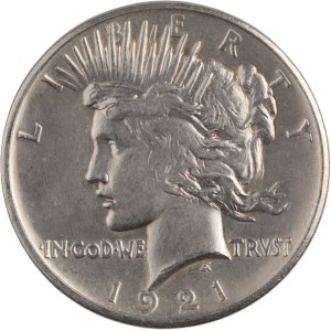 United States 1921 Peace Dollar