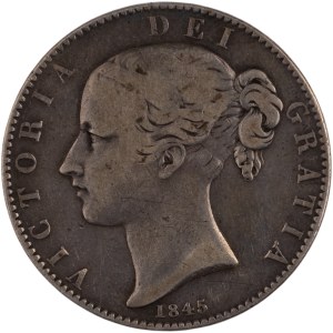 Great Britain 1845 Silver Crown