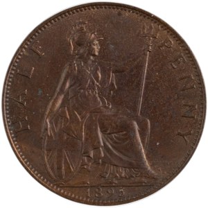 Grande-Bretagne 1895 Half Penny