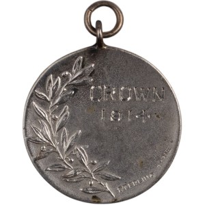 1914 Soccer Medal Sterling Silver
