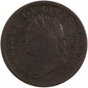 Canada 1832 Upper Canada Half Penny Token UC-14