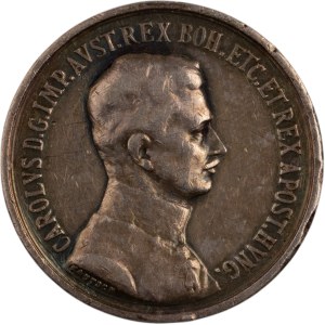 Österreich Tapferkeitsmedaille Silber Medaille Carolos I