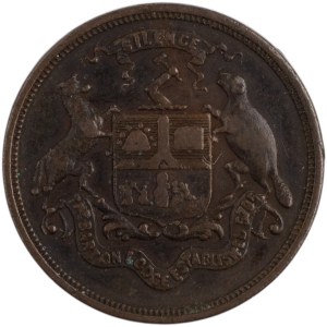 Canada Hamilton Ontario Barton Lodge No 6 Masonic Token 1795-1895