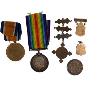 Canada WW1 Medal Pair to Cpl Bailey CRT