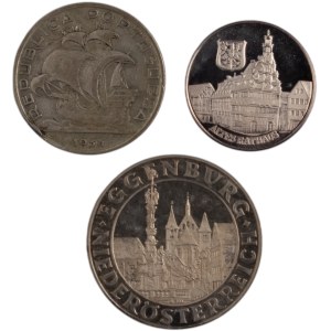 World Mixed Lot Germany, Portugal Silver (3 Pieces)