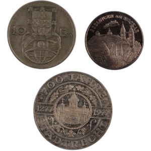 World Mixed Lot Germany, Portugal Silver (3 Pieces)