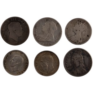 Great Britain 1817-1938 Silver (6 Pieces)
