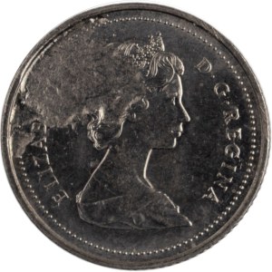 Canada 1985 10 Cents Lamination Error