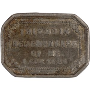 Canada Orillia Ontario 1855 Presbyterian Communion Token