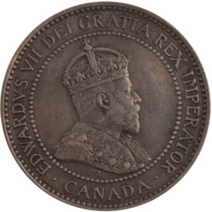Canada 1907H 1 Cent