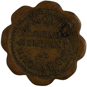 Canada Mildmay Ont. 1 Cent A. Moyer Merchant Token