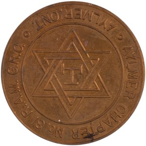 Canada Aylmer Ont. Chapter No. 81 Masonic Penny Token