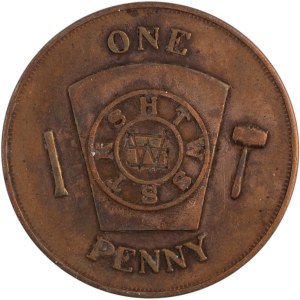 Canada Nilestown Ontario Chapter No. 247 Masonic Penny Token