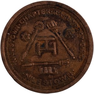 Canada Nilestown Ontario Chapter No. 247 Masonic Penny Token