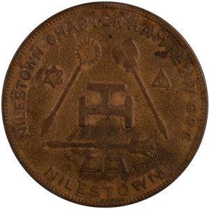 Canada Nilestown Ontario Chapter No. 247 Masonic Penny Token