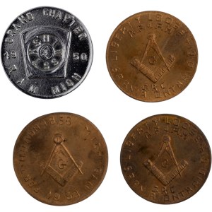 Masonic Token Lot (4 Pieces)