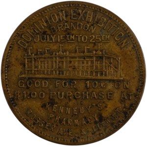Canada Manitoba Dominion Exhibition Brandon Fair $1.00 McCullough's Drug Store