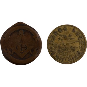Masonic Penny Lot (2 Pieces)