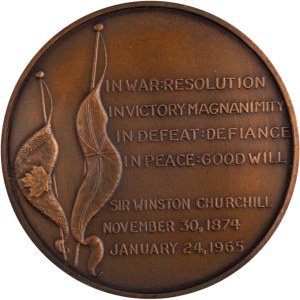 Great Britain Sir Winston Churchill Large Medal