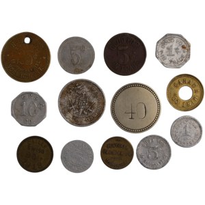 Lot de jetons mixtes (13 pièces)