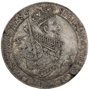 Polonia 1628 Talar, Zygmunt III Waza, Bydgoszcz, Doppio conio
