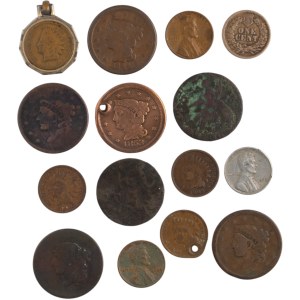 United States Cent Lot (15 Pieces)