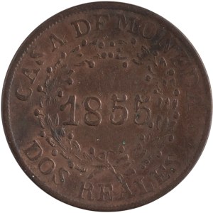 Argentina 1855 Buenos Aires 2 Reales