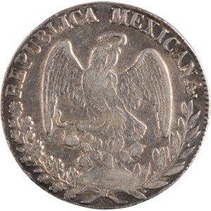 Mexico 1840 Do RM Silver 8 Reales Overdate