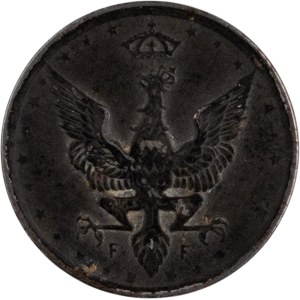 Poľsko 1917 FF 10 Fenigow Zinok