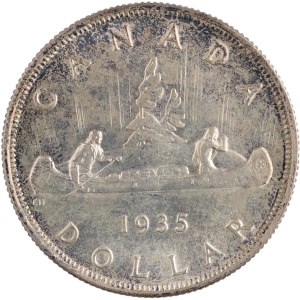 Canada 1935 Silver Dollar