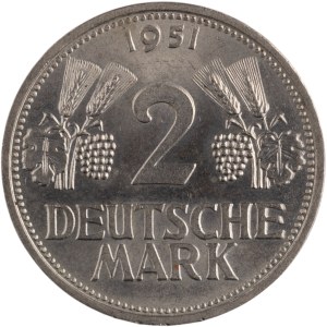 Germany 1951 G 2 Deutsche Mark