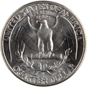 United States 1938 S 25 Cents Washington Silver Quarter