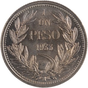Chile 1933 1 Peso