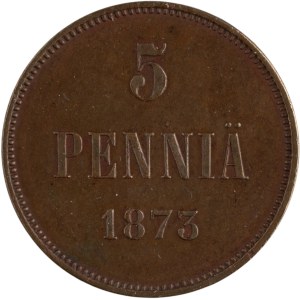 Finland 1873 5 Pennia