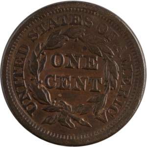 United States 1853 1 Cent Liberty Head
