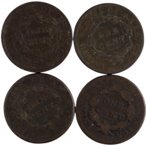 United States 1812-17 Liberty Head Cents (4 Pieces)
