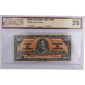 Canada 1937 Billet de 50 $ BC-26c