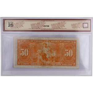 Canada 1937 Billet de 50 $ BC-26c